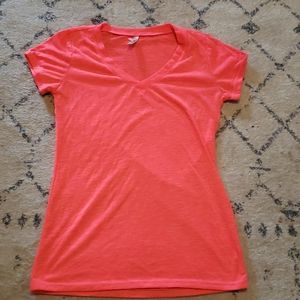 neon coral t shirt